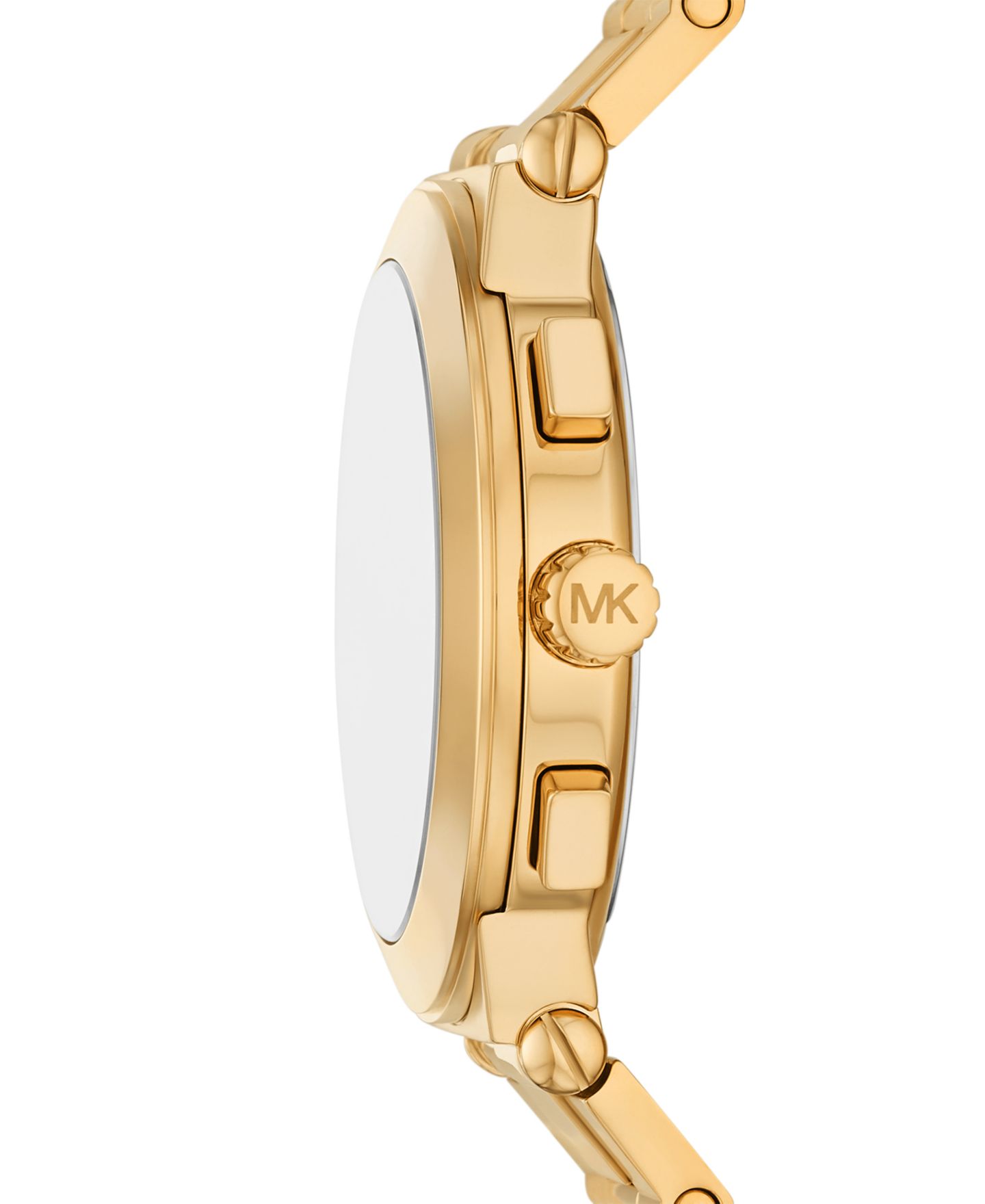 Мужские часы Michael Kors Billie Chronograph Gold-Tone Stainless Steel Watch, 44mm — фото 5