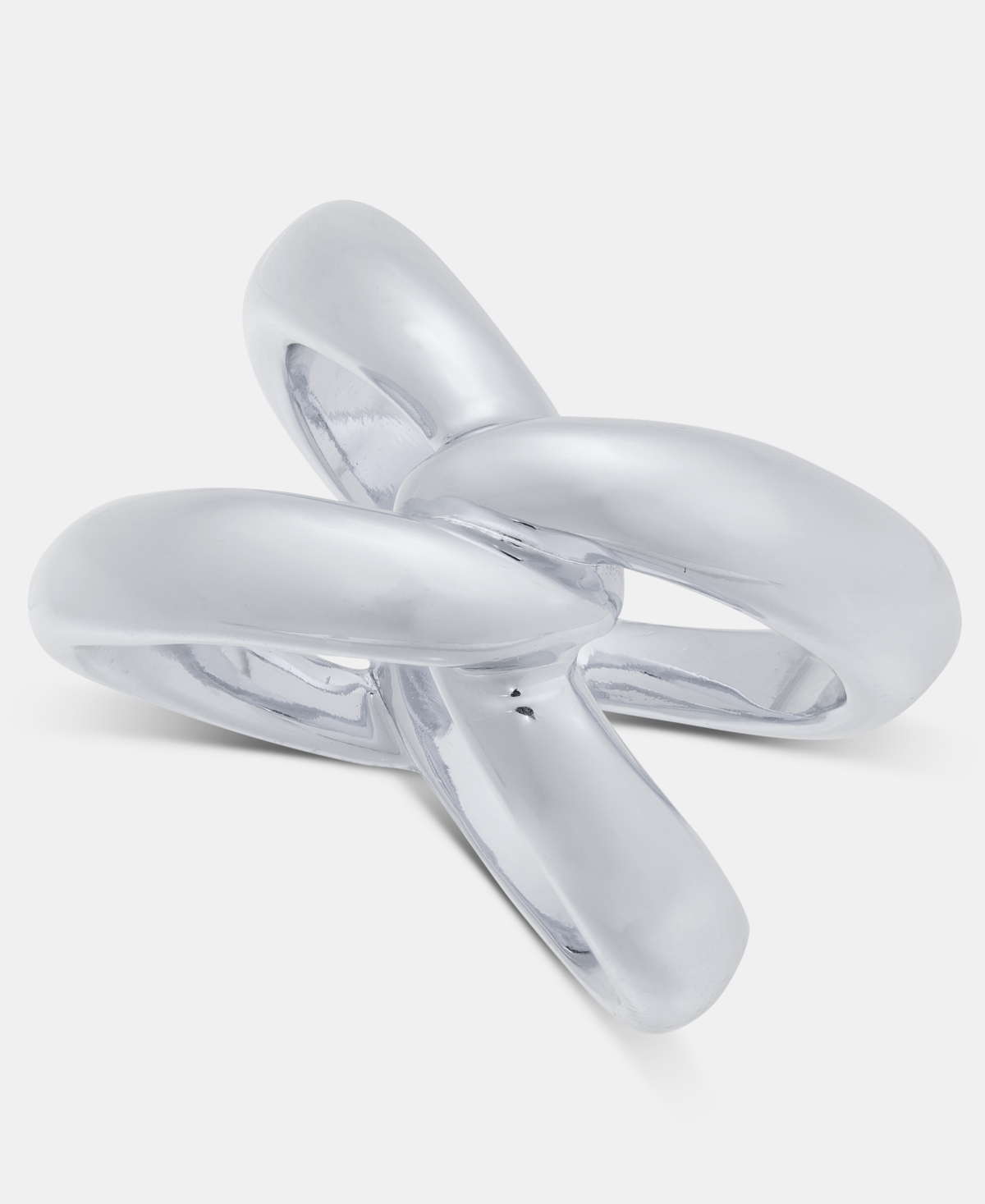 Inc International Concepts Cross Ring, Macy's Exclusive In Silver