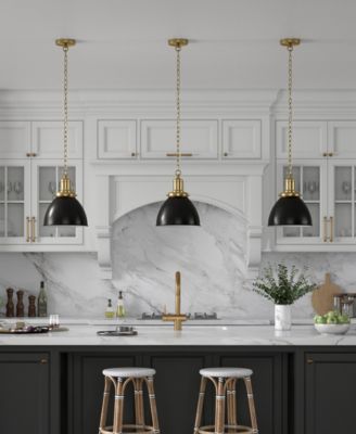 Elodie 12" Metal Pendant with Metal Shade