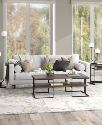 Dufrene 28" Metal 2-Light Table Lamp with Glass Shades