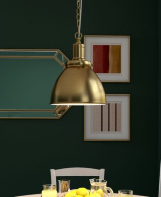 Elodie 12" Metal Pendant with Metal Shade