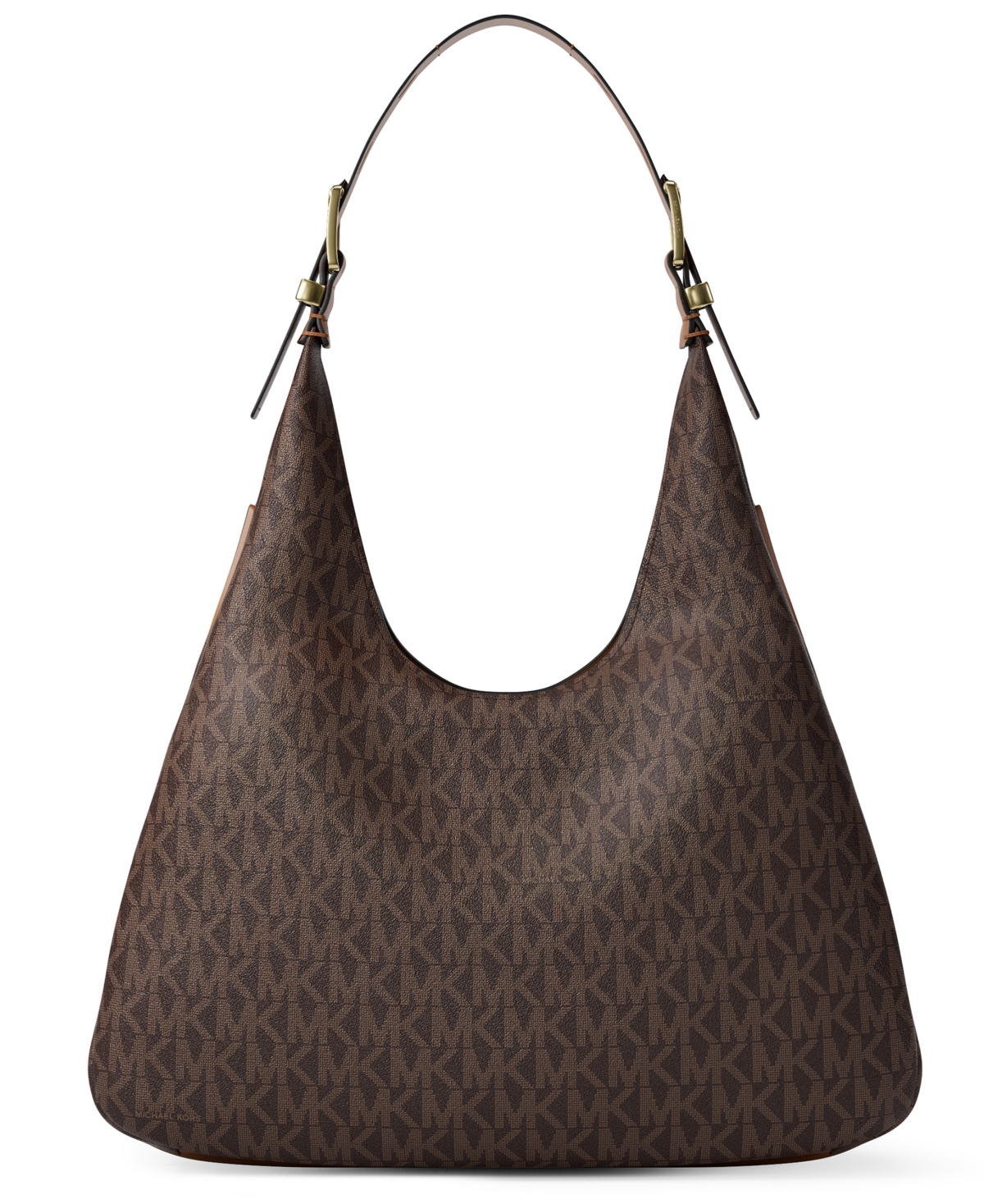 Michael Kors Michael  Nolita Large Hobo Shoulder Bag In Brown