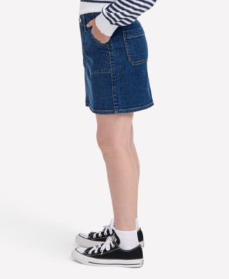 Girls Denim Mini Skirt