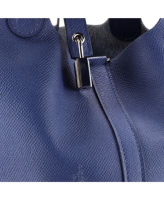 Pre-Owned Hermes PM Picotin Lock Bag Tressage Epsom