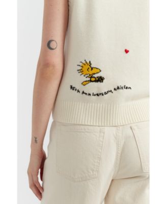 Women's Wool Cashmere Snoopy Anniversary Tank