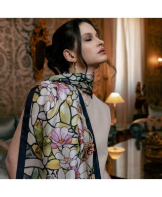 Tiffany - Long Silk Scarf for Women