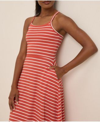 Women's Organic Cotton Fit & Flare Midi Dress - Shorty