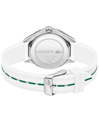 Women's Billie White Silicone Strap Watch, 36mm