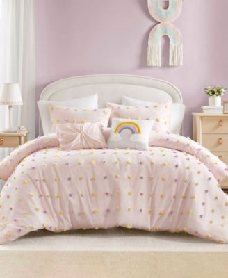 Intelligent Design Callie Pom Pom 5-Pc. Comforter Set, Full/Queen