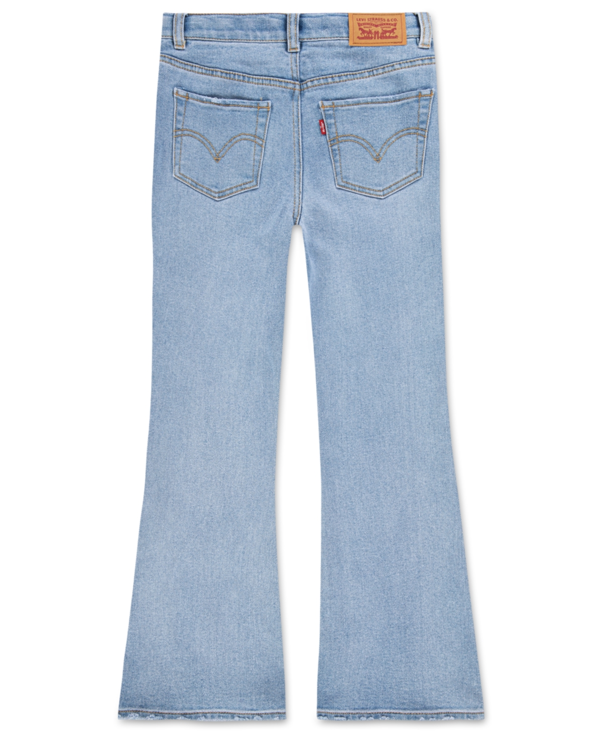 Levi's Big Girls High Rise Baggy Flared Jeans In Blue