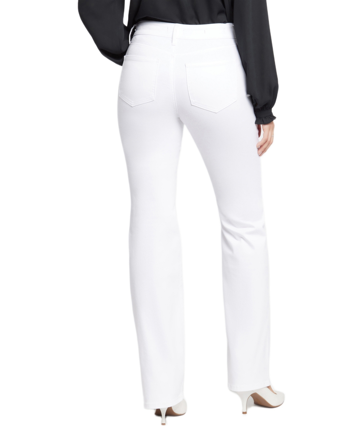 Nydj Petite Balloon Ankle Denim Jeans In White