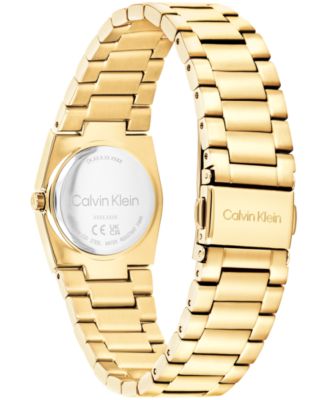 Women's CK Unite Gold Tone Stainless Steel Bracelet Watch 26mm