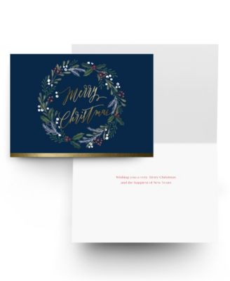 Christmas Wreath Holiday Boxed Cards