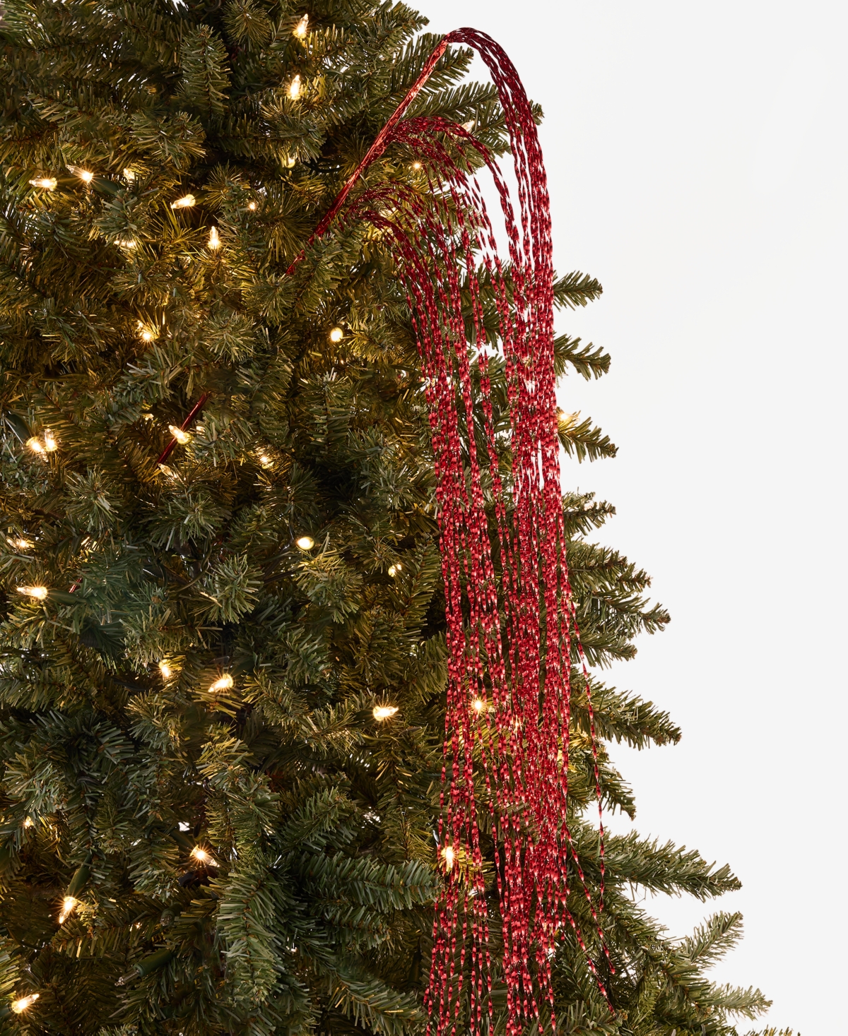 Holiday Lane Red Cascade Pick Ornament, Macy's Exclusive