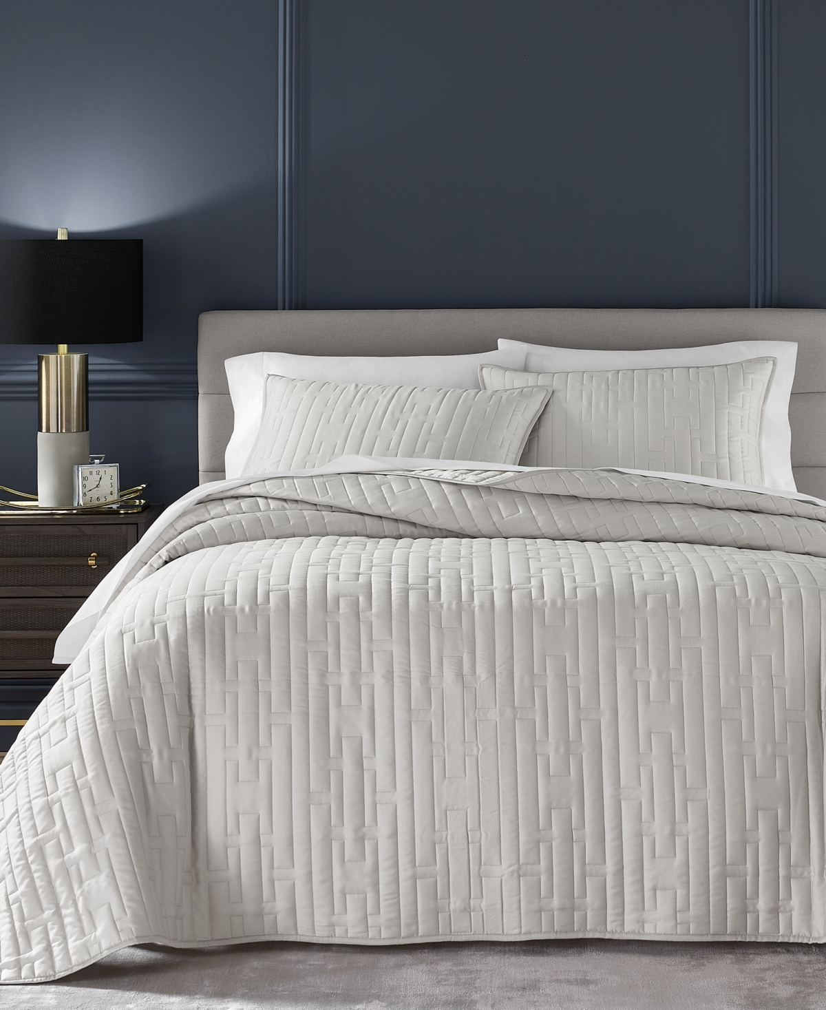 Hotel Collection Chain Links Coverlet Set, Full/Queen, Exclusively at Macy's
