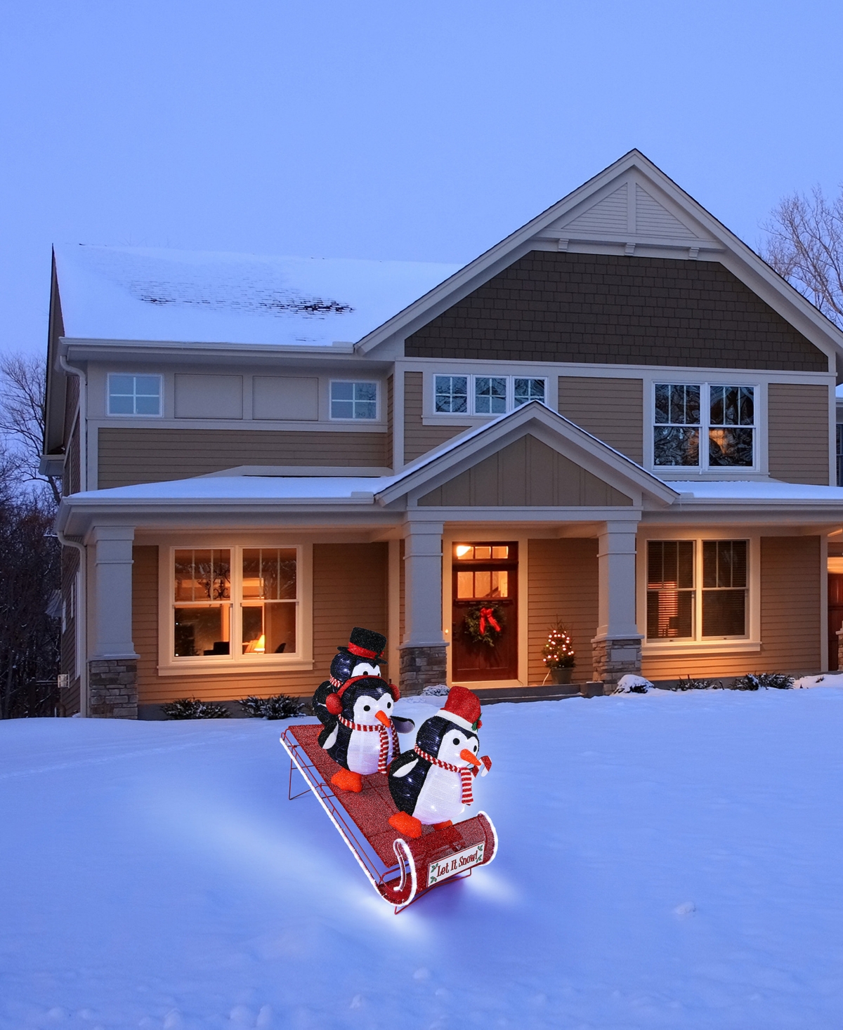 Mr. Christmas Outdoor Animation Sledding Buddies In Multi