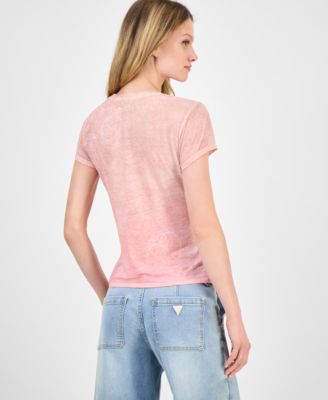 Women's Roses Graphic-Print T-Shirt