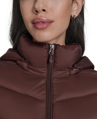 Women's Packable Hooded Puffer Coat, Created for Macy's