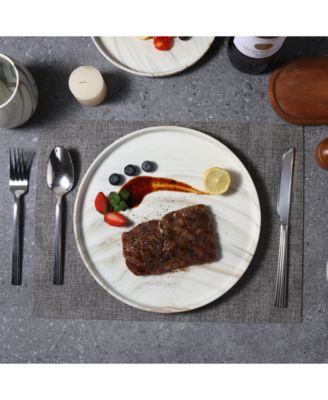 Matte Marble Look 12-Pc. Dinnerware Set, Service for 4