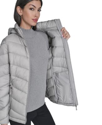 Women's Packable Hooded Puffer Coat, Created for Macy's