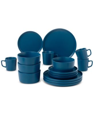 Blue 16-Pc. Dinnerware Set, Service for 4