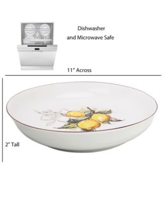 Lemon 5-Pc. Pasta/All-Purpose Bowl Set