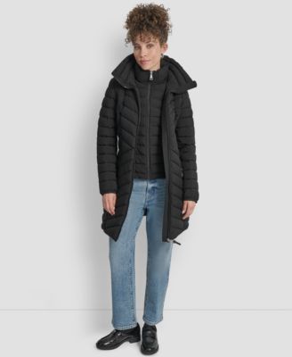 Women's Bibbed Packable Puffer Coat