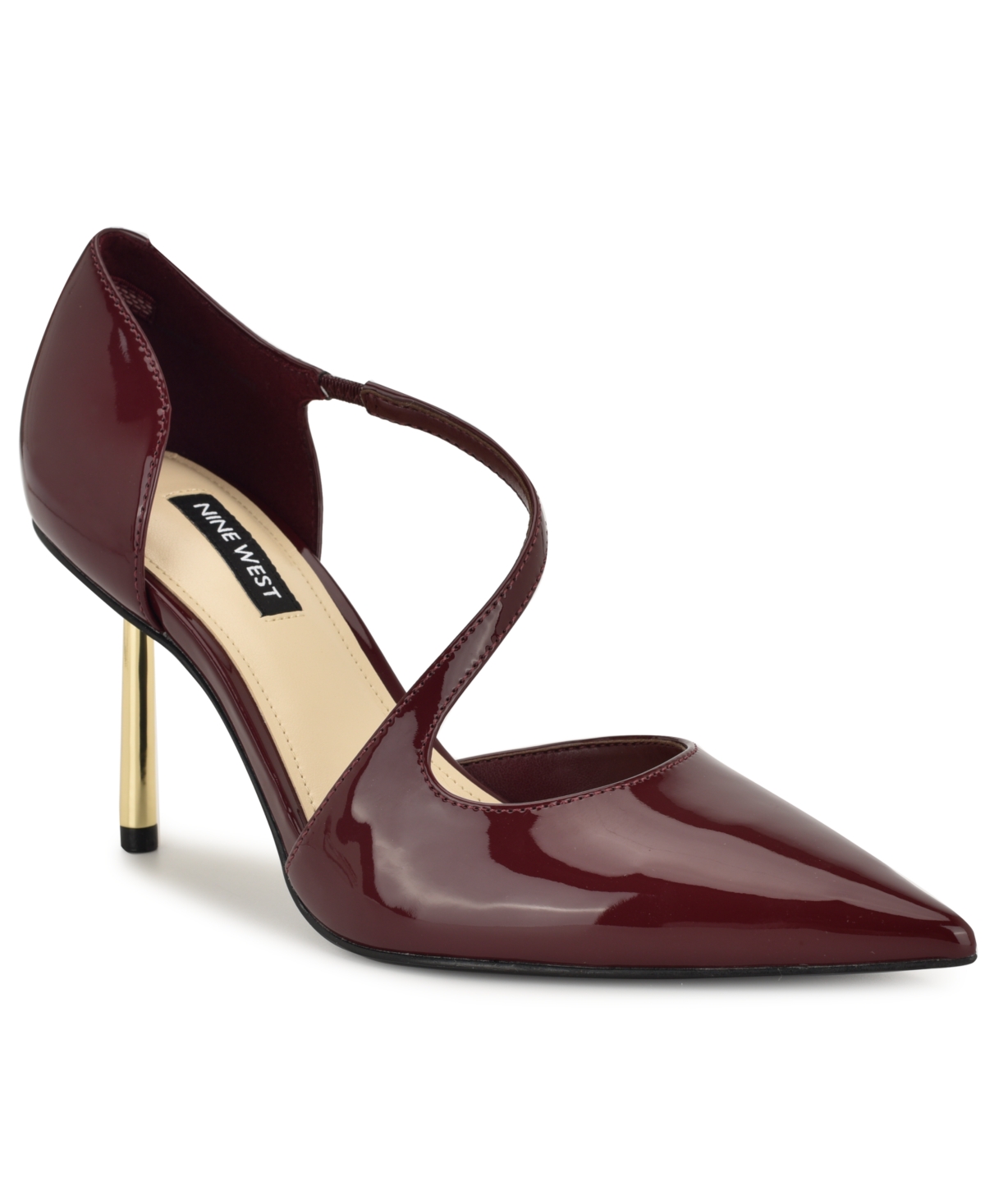 Nine West Dolen Pointed Toe Pump In Red