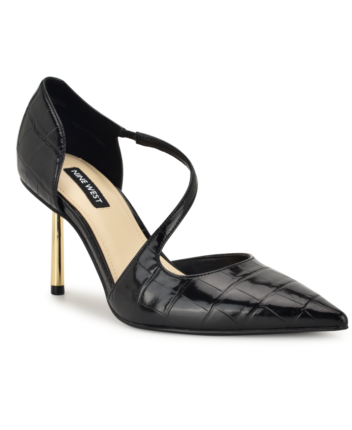 Nine West Dolen Pointed Toe Pump In Animal Print