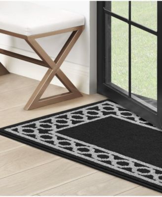Christine Trellis Border Tufted Runner Rug, 30" x 144"