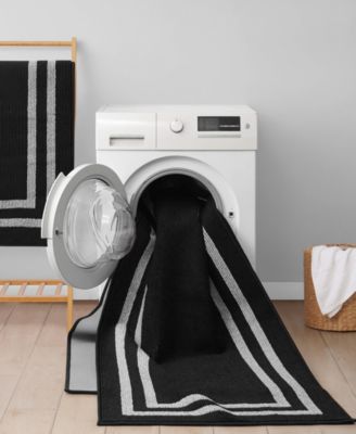 Double Line Border Tufted 2-Pc. Runner Rug Set