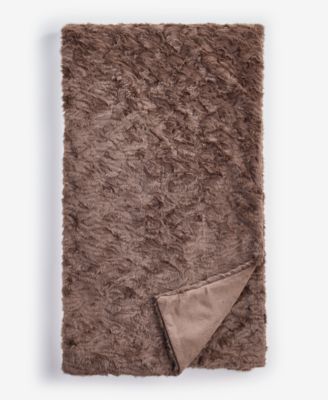 Hotel Collection - Persian Lamb-Look Faux-Fur Throw, 50" x 60"