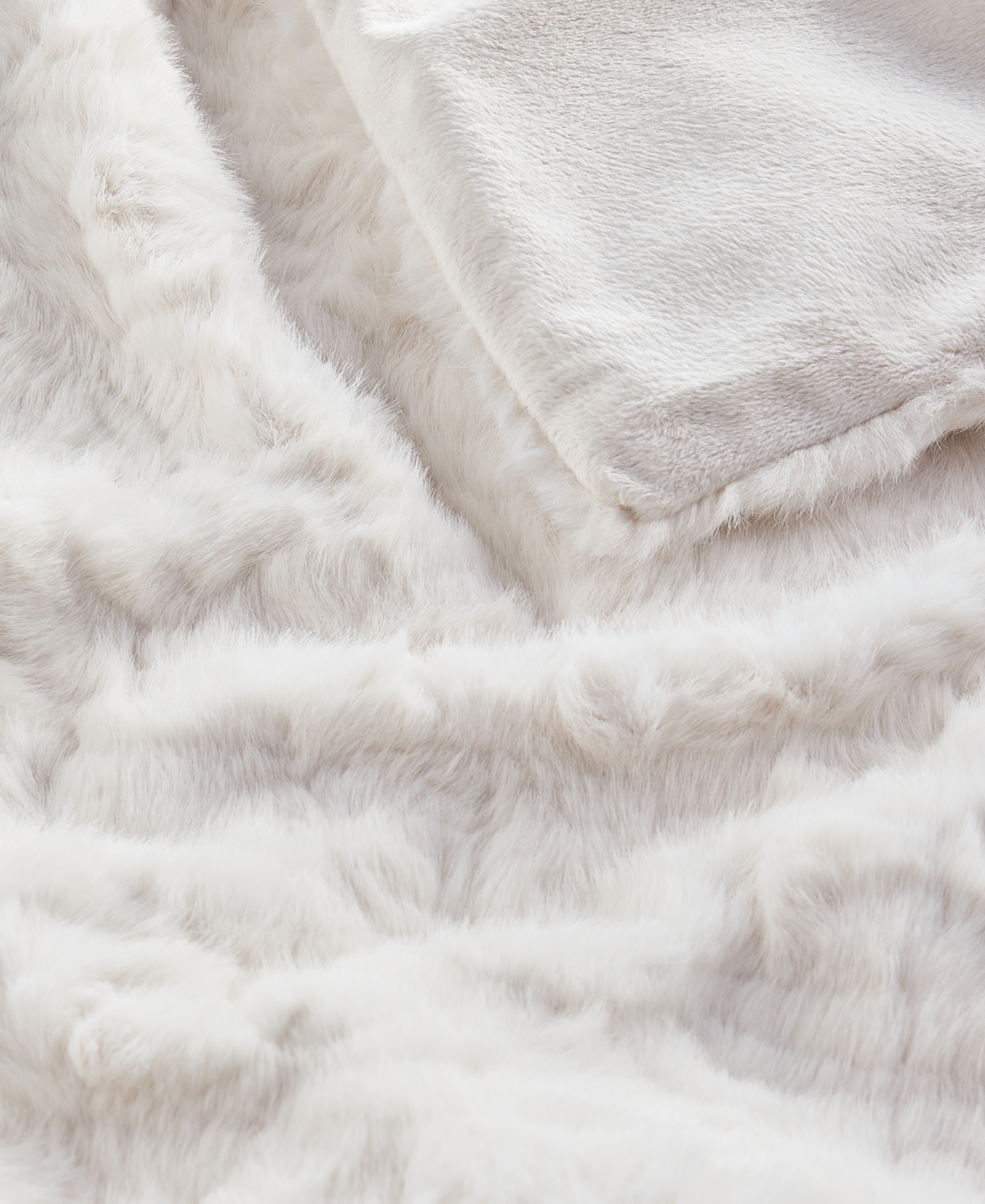 Hotel Collection Persian Lamb-look Faux-fur Throw, 50" X 60", Macy's Exclusive In White