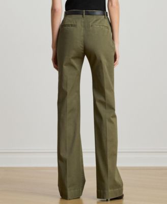 Women's Stretch Cotton Chino Flare Pants