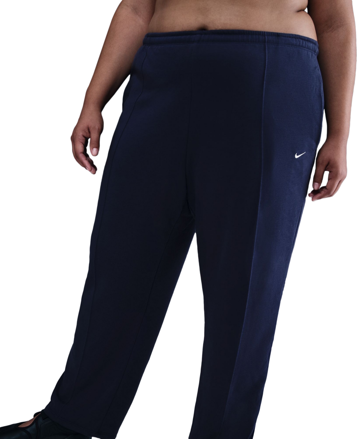 Nike Sportswear Women's Plus Size Mid-rise French Terry Sweatpants In Blue