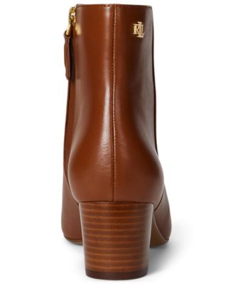 Women's Demi Burnished Leather Booties