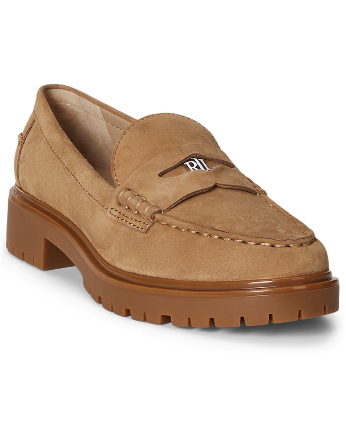 Women's Marli Penny Loafers - Camel leather