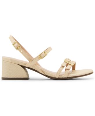 Women's Mackenzie Strappy Buckle Block Heel Dress Sandals