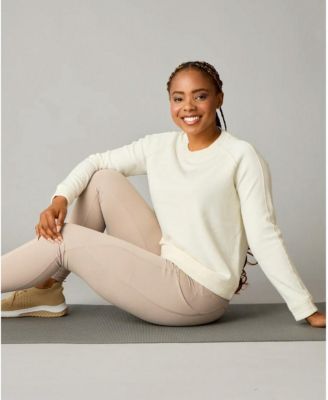Women's Itch-Free Merino Wool Crewneck Sweater with Soft Liner