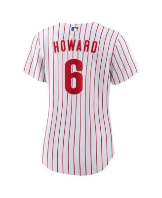 Women's&nbsp;Ryan Howard White Philadelphia Phillies Replica Jersey