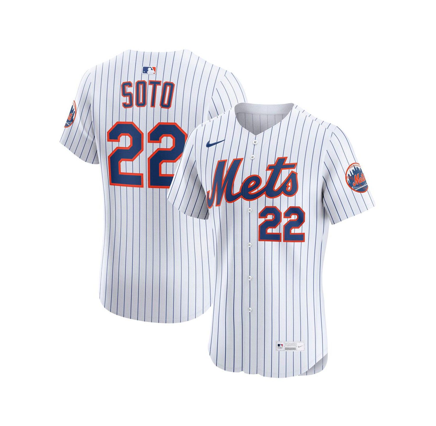 Men's Juan Soto White New York Mets Home Elite Jersey