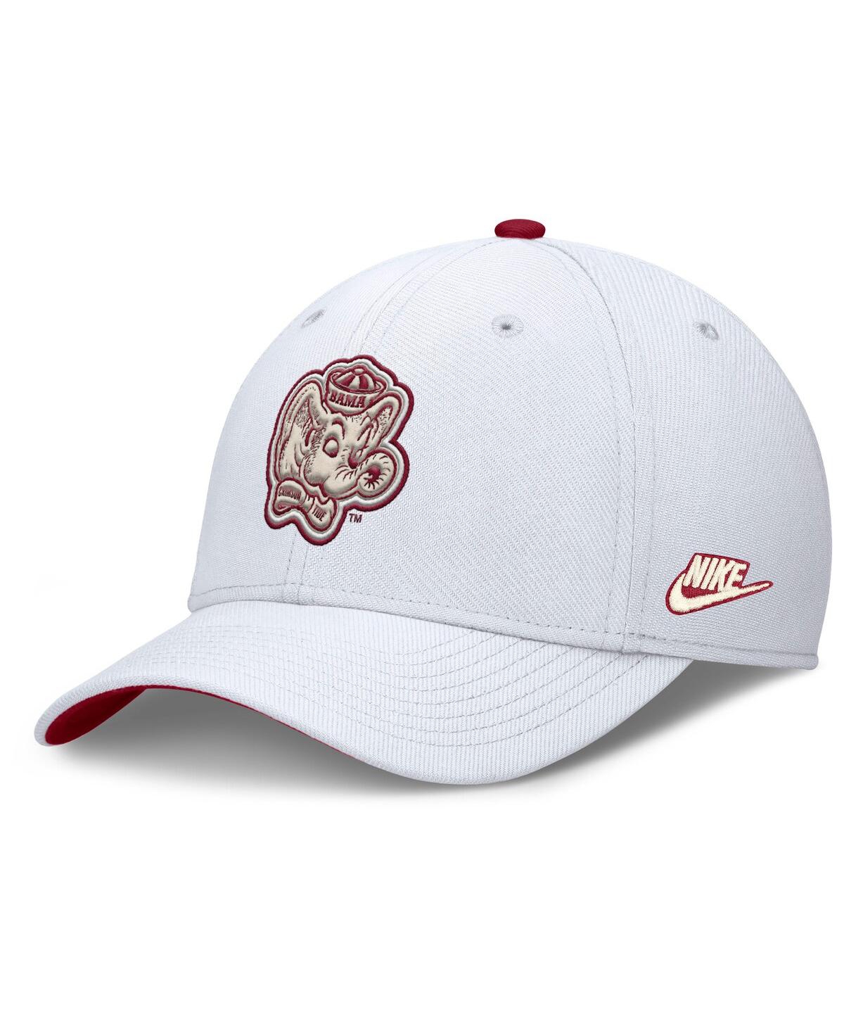 Men's White Alabama Crimson Tide Legacy Rise Performance Flex Hat - White