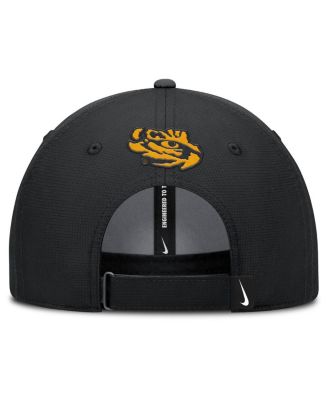 Men's Black LSU Tigers Club Prep Performance Adjustable Hat