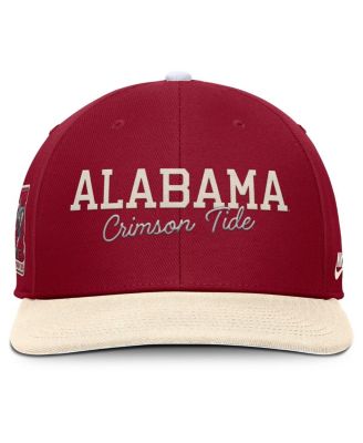 Men's Crimson/Cream Alabama Crimson Tide Pro Legacy Script Snapback Hat