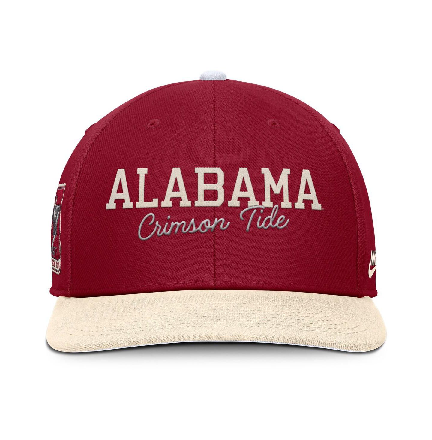 Мужская кепка Nike Crimson/Cream Alabama Crimson Tide Pro Legacy Script Snapback Hat — фото 4
