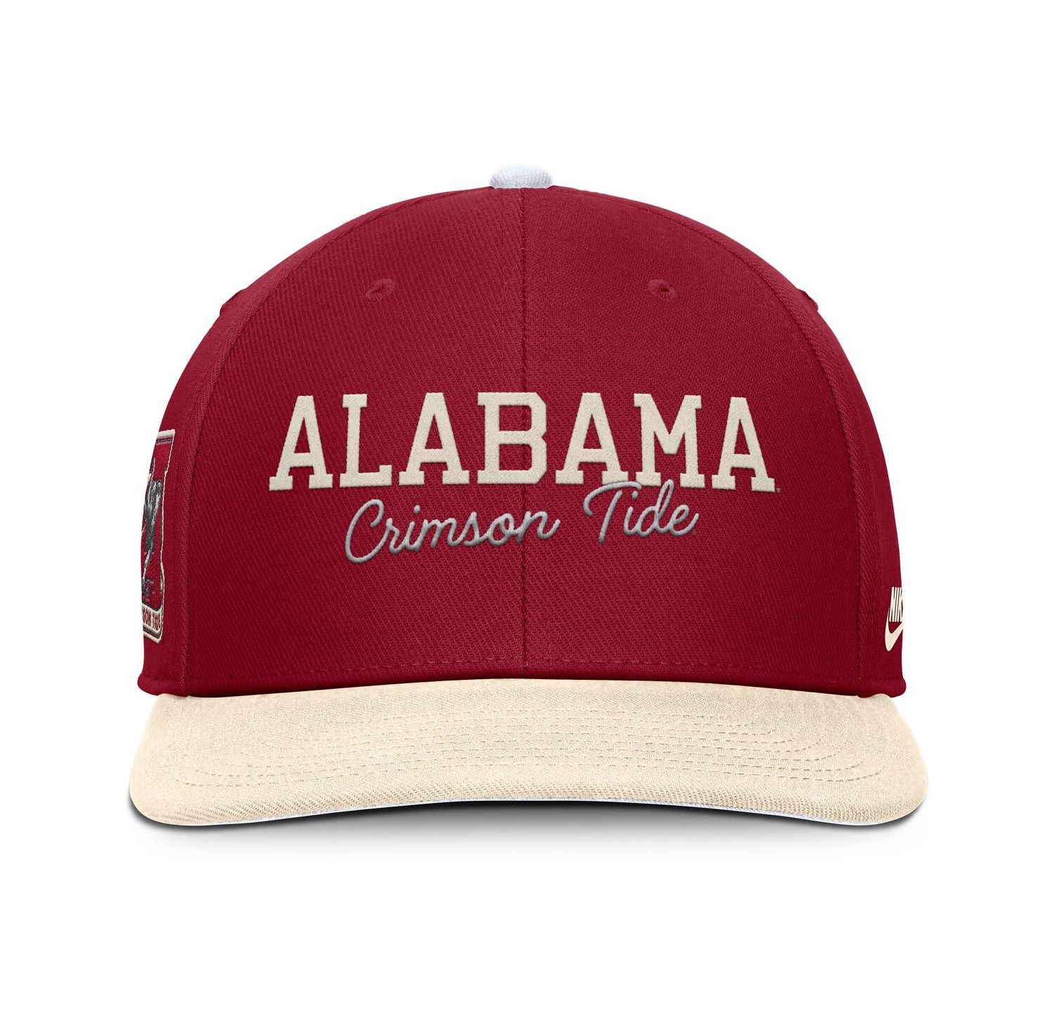 Men's Crimson/Cream Alabama Crimson Tide Pro Legacy Script Snapback Hat