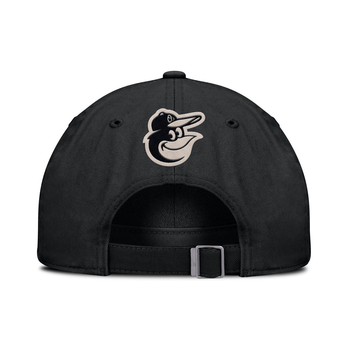 Мужская кепка Nike Black Baltimore Orioles Statement Club Adjustable Hat — фото 2