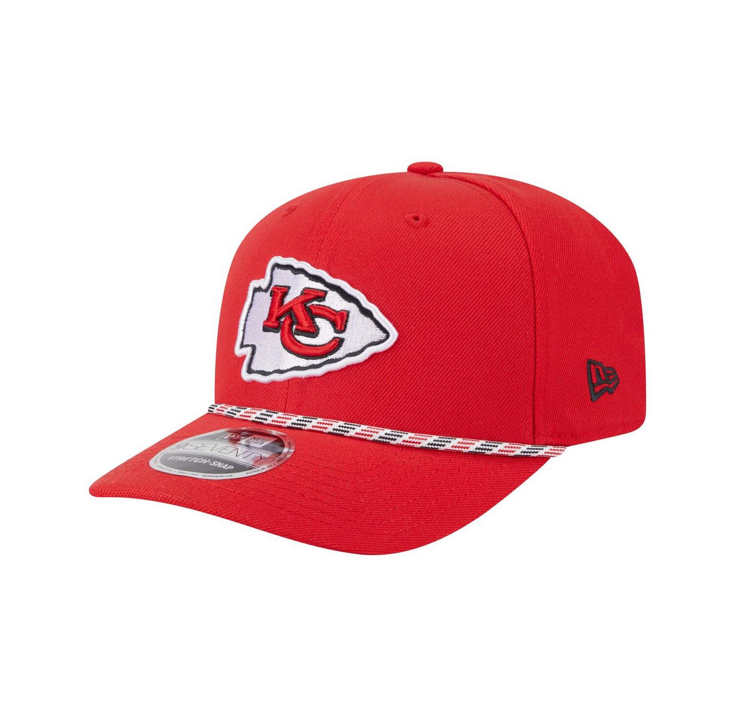 Men's Red Kansas City Chiefs Gameday Multi Rope 9SEVENTY Stretch-Snap Hat