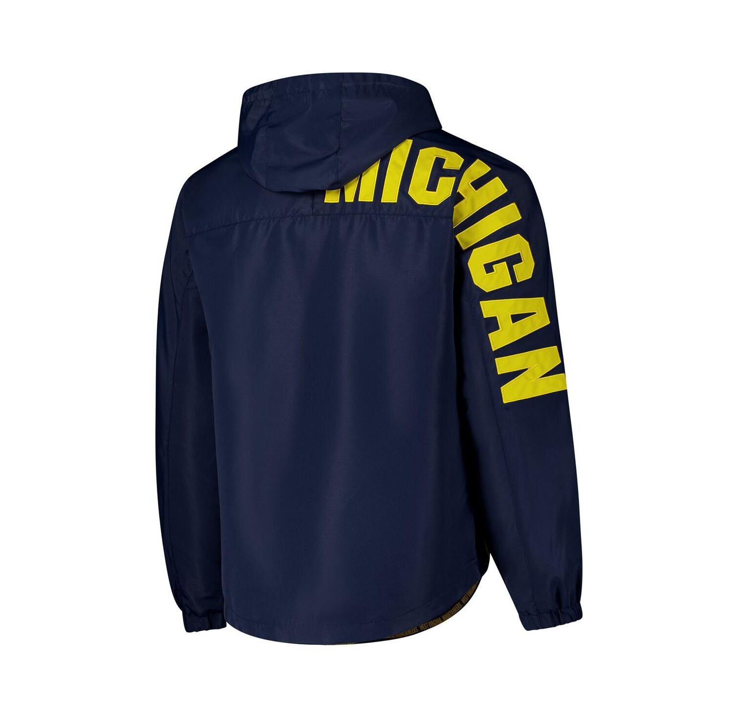 Men's Navy Michigan Wolverines Reloaded Anorak Half-Zip Jacket