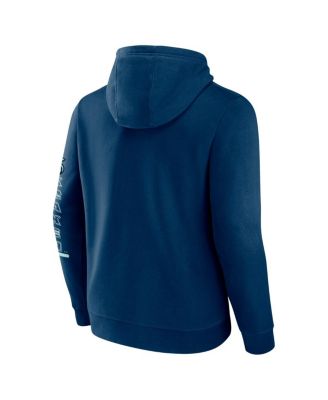 Men's Deep Sea Blue Seattle Kraken Revolution Pullover Hoodie